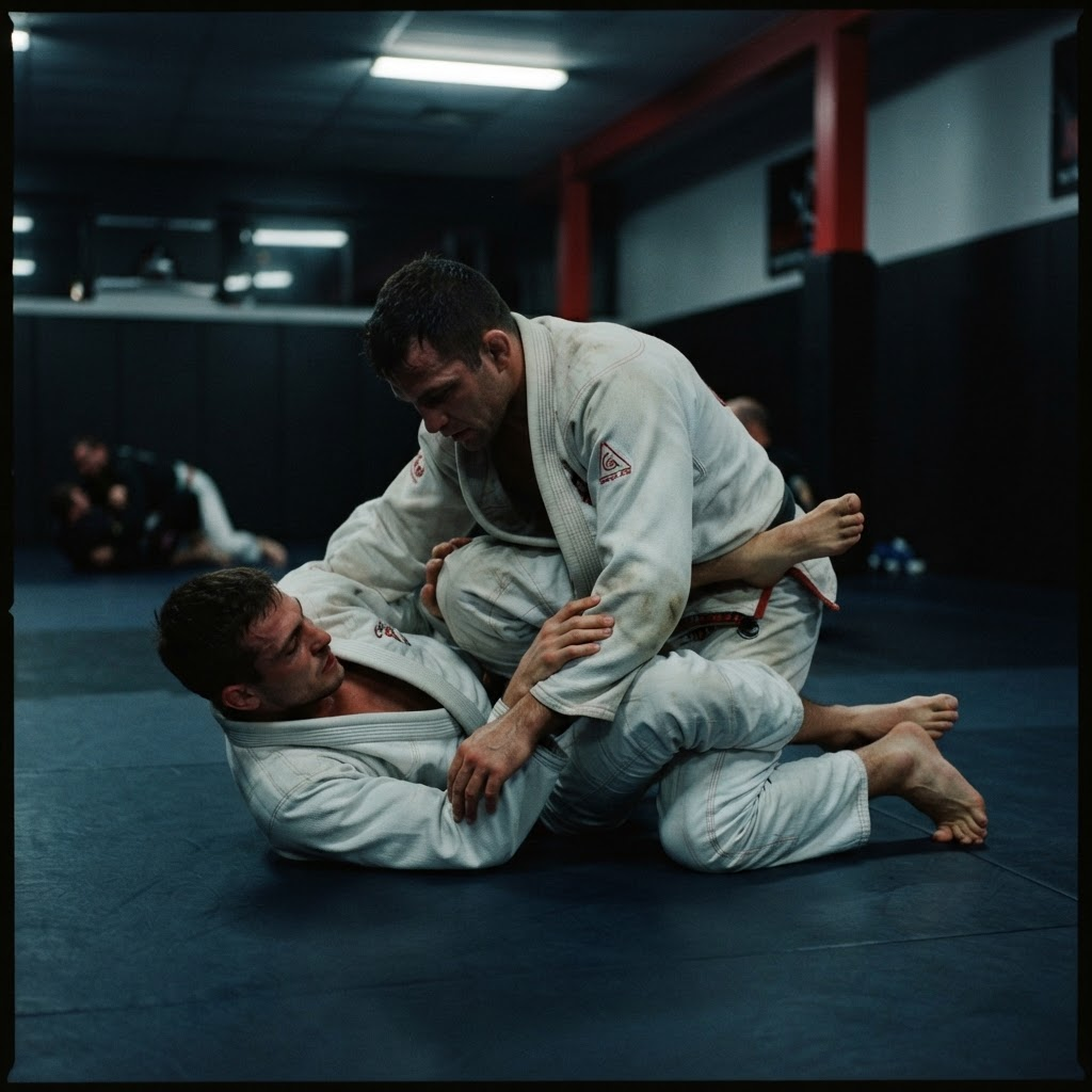 Travail au sol encadré par Nicolas Marcho au Fusion Fight Club